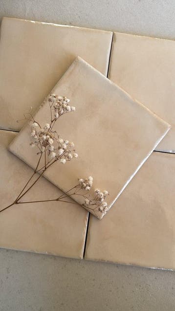Wandtegel Beige 15x15cm (Muurtegels, Muur- en plafondtegels), Doe-het-zelf en Verbouw, Nieuw, Minder dan 20 cm, 10 m² of meer