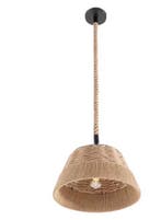 Rotan Hanglamp – Handgeweven Plafondlamp in Landelijke Stijl, Huis en Inrichting, Verzenden, Nieuw