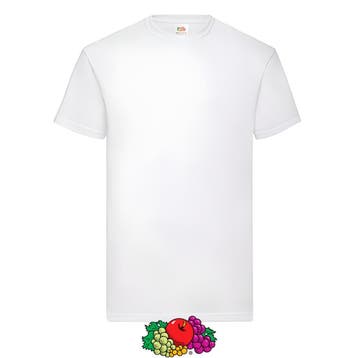 Fruit of the Loom Valueweight T-shirt Wit 165 gram, Kleding | Heren, Verzenden, Wit, Nieuw, Overige maten