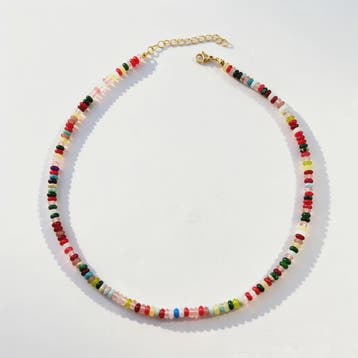 Kleurrijke Kralen Choker Ketting Dames - Boho Zomer Sieraden, Verzenden, Nieuw
