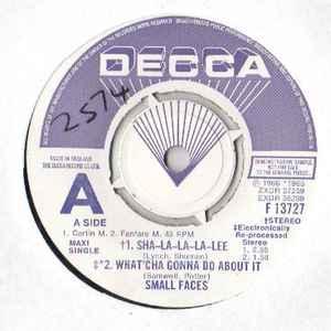 vinyl single 7 inch - Small Faces - Sha-La-La-La-Lee / Wh..., Verzenden, Zo goed als nieuw, 7 inch, Rock en Metal