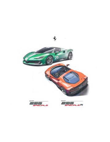 2025 FERRARI 296 SPECIALE | SPECIALE A LITHOGRAFIE, Nieuw, Ferrari, Author