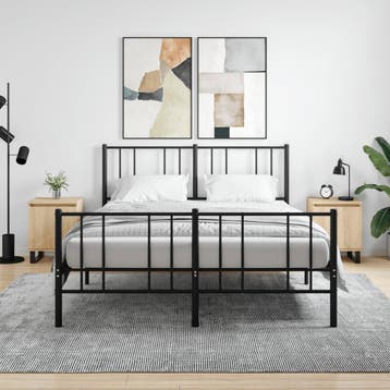 vidaXL Nachtkastjes 2 st 40x30x50 cm bewerkt hout sonoma, Minder dan 45 cm, Verzenden, Nieuw, Minder dan 55 cm