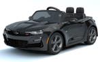 Kinderauto CHEVROLET CAMARO SS, zwart, 12V, leder, RC, NIEUW, Ophalen of Verzenden, Nieuw