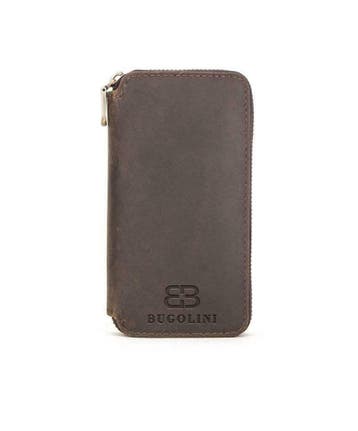 BUGOLINI ANTIQUS2 - Lederen Horloge Houder - voor 2 Horloges, Overige merken, Overige materialen, Verzenden, Polshorloge