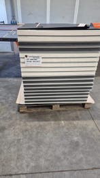 17x wandpanelen 1000x1000 mm – 60 mm – Wit/wit, Nieuw