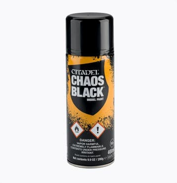Warhammer Chaos Black (Spray), Verzenden, Nieuw