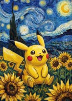 Kleury.art - Pikachu in the Starry Night” by Kleury.art, Nieuw
