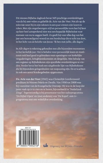 Alle dagen 9789051945218 Arie van der Veer, Verzenden, Gelezen, Arie van der Veer