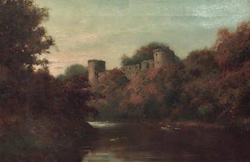 Thomas Hope McKay (1870-1930) - Bothwell Castle on the River