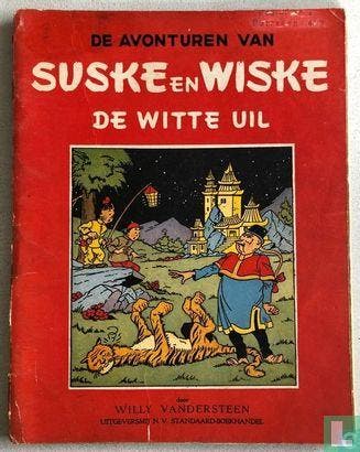 Suske en Wiske - De witte uil  - 1951, Eén stripboek, Verzenden, Gelezen, Vandersteen, Willy.