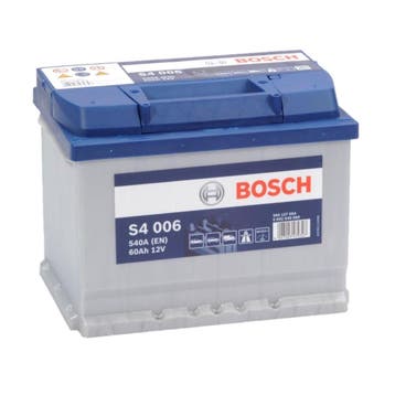 Bosch Auto accu 12 volt 60 ah Type S4006 + links, Ophalen of Verzenden, Nieuw