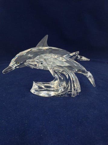 Beeldje, Swarovski - Dolfijnen - SCS jaaritem 1990 - 153850