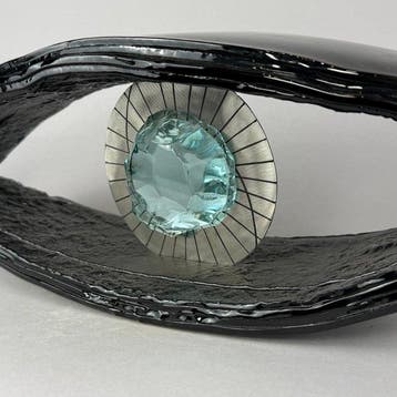 Andrzej Rafalski (1957) - LARGE -Hand made Glass Eye, Antiek en Kunst, Kunst | Designobjecten