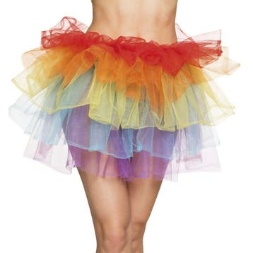 Regenboog tutu, Verzenden, Nieuw, Feestartikel