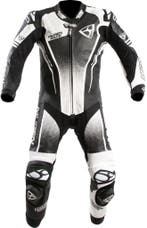 MUGENRACE Sidegun Zwart Wit Geperforeerd 1-Delig Motorpak, Motoren, Kleding | Motorkleding, Nieuw met kaartje, Overall, MUGENRACE