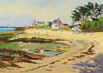 Christiane Stenfort (né en 1940) - Piriac, Morbihan