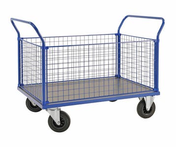 Kongamek gaaswagen, laadvermogen 500 kg  -  Blauw  -  Staal, Verzenden