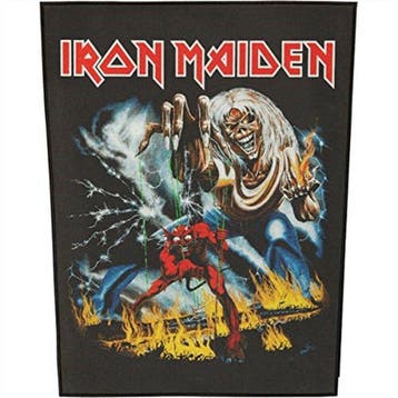 Iron Maiden - Number of the Beast Rugpatch off. merchandise, Ophalen of Verzenden, Nieuw, Kleding