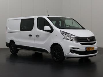 Fiat Talento 145PK Lang Business Pro Dubbele Cabine 6-Persoo, Stof, Gebruikt, Euro 6, Wit