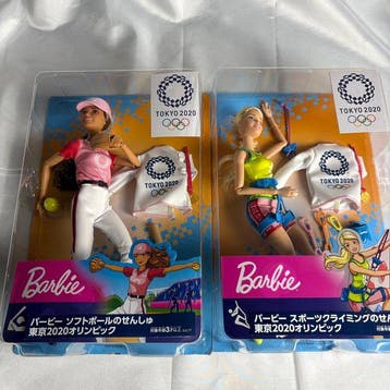 Barbie - Barbiepop 2x Barbie Tokyo 2020 Olympic Games Set -