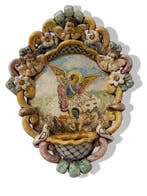 Wijwatervat - 20e eeuw - San Michele Arcangelo - 29 cm
