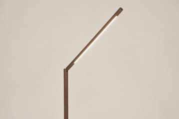 Rietveld Vloerlampen - Bruin - Metaal, Verzenden, Nieuw
