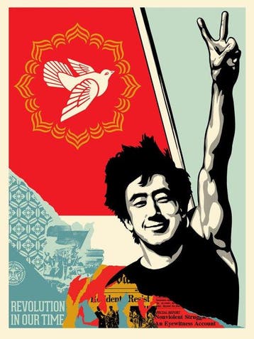Shepard Fairey (OBEY) (1970) - Revolution In Our Time