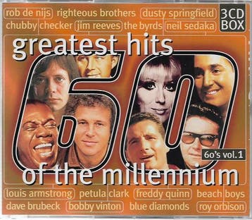 cd - Various - Greatest Hits Of The Millennium 60s Vol. 1, Verzenden, Zo goed als nieuw