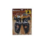 Speelgoed cowboy dubbele holster - Pistolen en revolvers, Ophalen of Verzenden, Nieuw