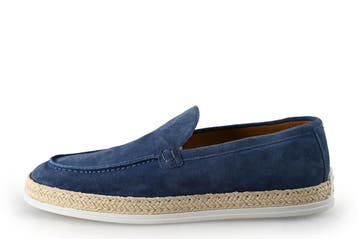 Stefano Lauran Loafers in maat 42 Blauw, Kleding | Heren, Loafers, Zo goed als nieuw, Stefano Lauran, Verzenden