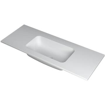 INK Faktor Wastafel Polystone Midden Zonder Kraangat -, Ophalen of Verzenden, Nieuw