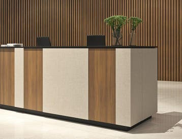 Receptiebalie Domino | L-vorm, Nieuw in verpakking