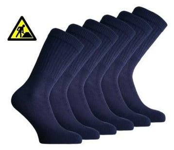 6 paar Bonanza werksokken - Light - Basic - marine, Kleding | Heren, Sokken en Kousen, Verzenden, Nieuw