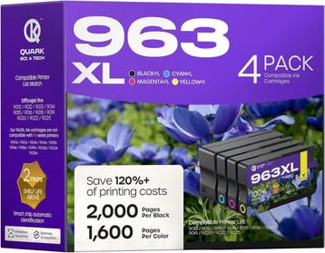 Quark 963XL Inkt HP OfficeJet - Tweedekansje | OP=OP, Ophalen of Verzenden, Zo goed als nieuw