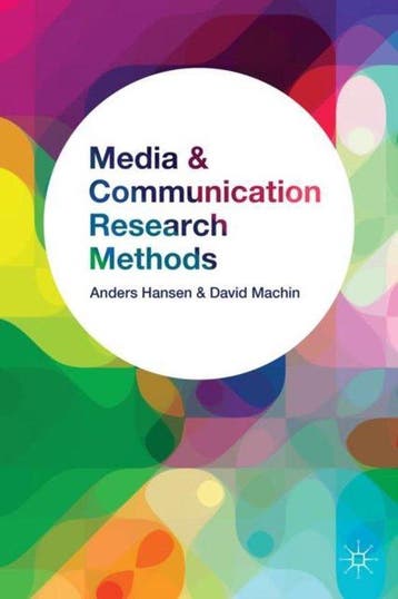 Media and Communication Research Methods - David Machin, Verzenden, Zo goed als nieuw, David Machin