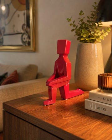 sculptuur, Abstract keramisch designbeeld – modern