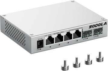 Ethernet Switch 2.5G | 4-Poorts Smart | Retourdeal 34%, Zakelijke goederen, Kantoor en Winkelinrichting | Computer en IT, Ophalen of Verzenden