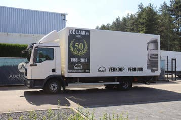 Veiling: Bakwagen Vrachtwagen MAN MAN TGL 8.180 4x2 Diesel 2, MAN, Wit, BTW verrekenbaar, Handgeschakeld