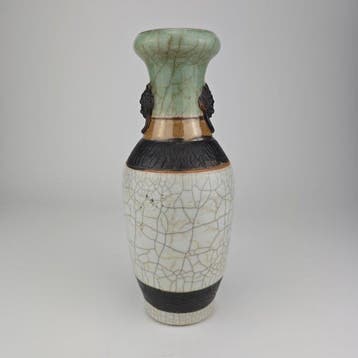 Vaas - Porselein - China - Qing Dynastie (1644-1911) -, Antiek en Kunst