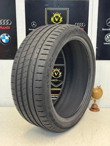 1 stuk zomerband Continental Premium Contact 18 inch 7 7mm, 18 inch, Gebruikt, Band(en), Personenwagen
