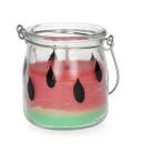 Citronella kaars | Decoris (Watermeloen pot), Verzenden, Nieuw