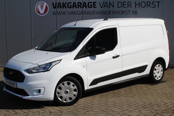 Ford Transit Connect 1.0-100pk Ecoboost Lengte 2 Trend., Stof, Gebruikt, Overige brandstoffen, Wit
