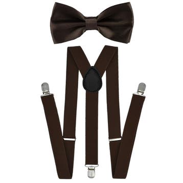 Fako Fashion - Bretels Met Vlinderstrik - Effen - 100cm -, Verzenden, Nieuw