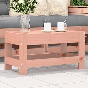 vidaXL Tuinvoetenbank 62x30x32 cm massief douglashout, Tuin en Terras, Verzenden, Nieuw