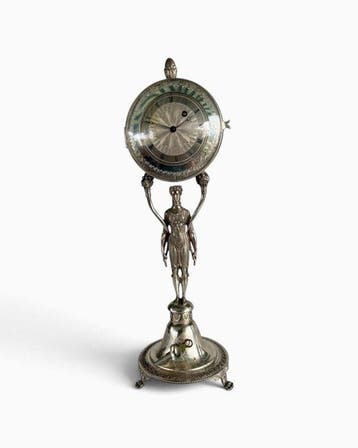 Staande klok - - .813 zilver - 1850-1900