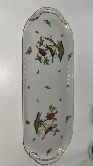 Herend - Schaal - Porselein - Herend Long Dish