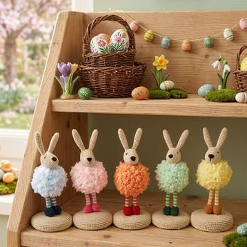 Mini Paashaasjes Haken - Haakpret Anja Toonen - Haakpatroo, Ophalen of Verzenden, Nieuw