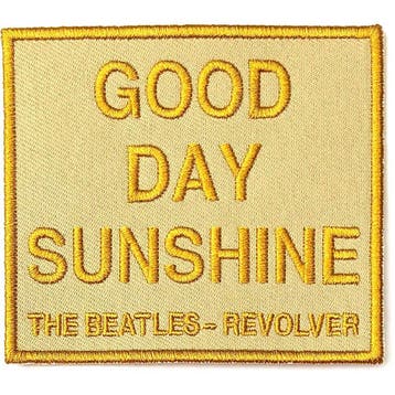 The Beatles - Good Day Sunshine - patch officiële merchandis, Ophalen of Verzenden, Nieuw, Kleding