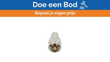 Bieden: FME Male to UHF Male (PL-259) RF Coaxial Adapter Co, Ophalen of Verzenden, Nieuw, Communicatie